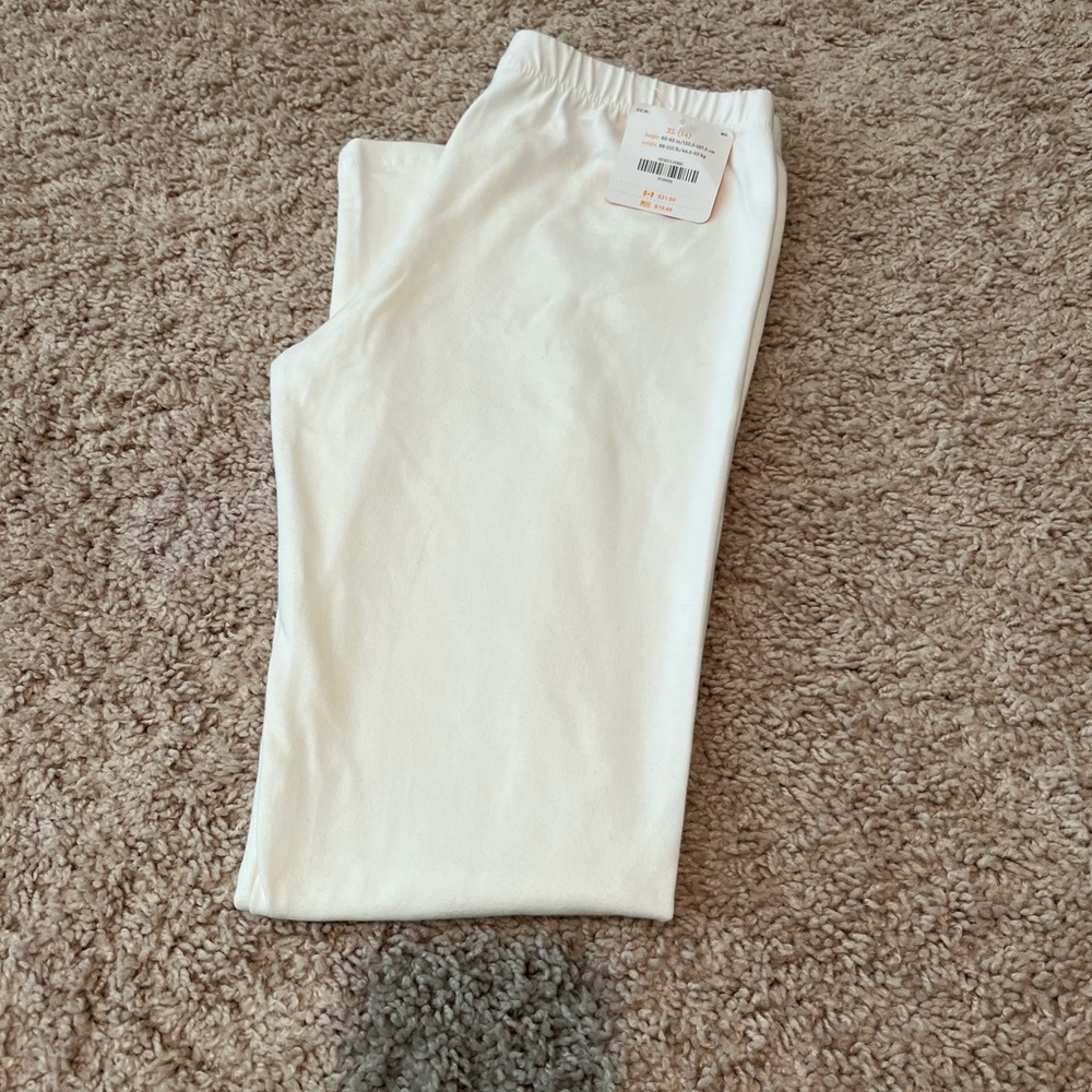 Gymboree XL (14) Winter White Leggings
